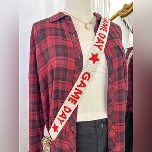 Game Day Beaded Bag Strap